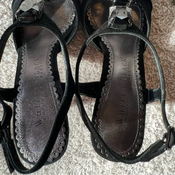 White House Black market, black heels, size 6.5 - Picture 3 of 11